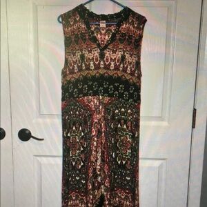 Bohemian Sleeveless Maxi Dress